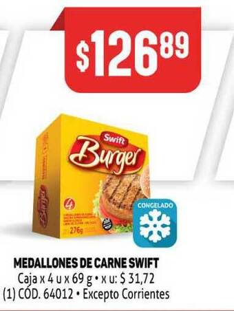 Makro Medallones De Carne Swift oferta