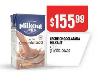 Makro Leche Chocolatada Milkaut x 1lt oferta