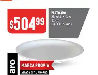 Makro Plato Aro Ala Recta Playo 21 Cm oferta