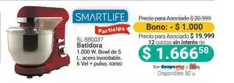 Cooperativa Obrera Smartlife Sl Sb0037 Batidora oferta
