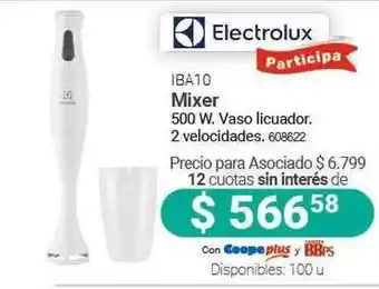 Cooperativa Obrera Electrolux Iba10 Mixer oferta