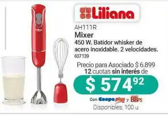 Cooperativa Obrera Liliana Ah111r Mixer oferta