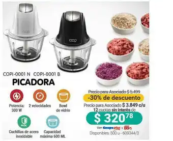 Cooperativa Obrera Copi-0001 N Copi-0001 B Picadora -30% De Descuento oferta