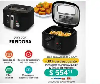 Cooperativa Obrera Cofr 0001 Freidora -30% De Descuento oferta