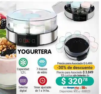 Cooperativa Obrera Yogurtera -30% De Descuento oferta