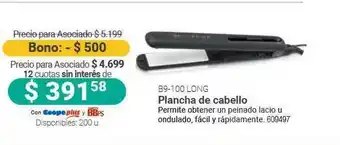 Cooperativa Obrera B9-100 Long Plancha De Cabello oferta