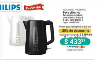 Cooperativa Obrera Philips Hd9368 90 Hd9368 00 Pava Eléctrica -20% De Descuento oferta