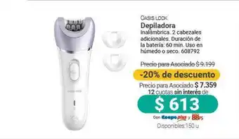 Cooperativa Obrera Oasis Look Depiladora oferta