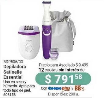 Cooperativa Obrera Brp505 00 Depiladora Satinelle Essential oferta