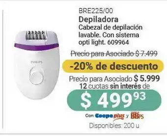 Cooperativa Obrera Bre225 00 Depiladora -20% De Descuento oferta
