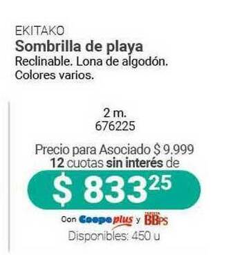 Ekitako Sombrilla De Playa