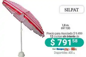 Cooperativa Obrera Silpat 1.8m 691100 oferta