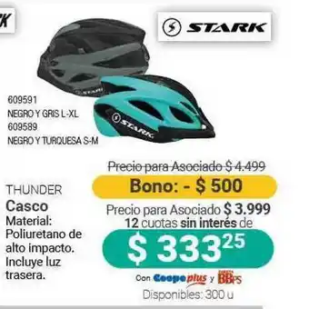 Cooperativa Obrera Stark Thunder Casco oferta