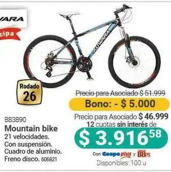 Cooperativa Obrera B83890 Mountain Bike Kuwara oferta