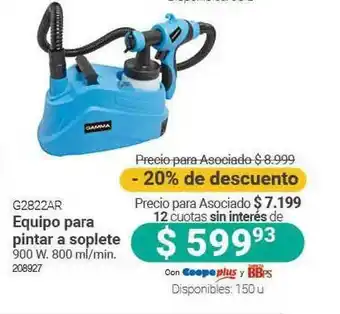 Cooperativa Obrera G2822ar Equipo Para Pintar A Soplete Gamma -20% De Descuento oferta