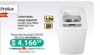 Cooperativa Obrera Lavarropas Carga Superior oferta