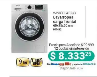 Cooperativa Obrera Ww90j5410gs Lavarropas Carga Frontal oferta