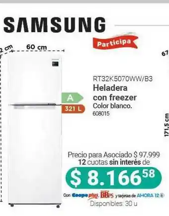 Cooperativa Obrera Heladera Con Freezer Samsung oferta