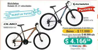 Cooperativa Obrera Bicicletas Rodado 29. 21 Velocidades Kuwara oferta