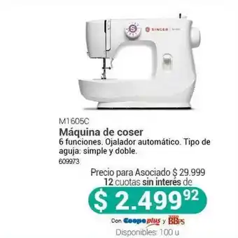 Cooperativa Obrera M160c Máquina De Coser oferta