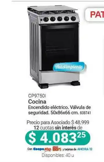 Cooperativa Obrera Cp9750i Cocina Patrick oferta