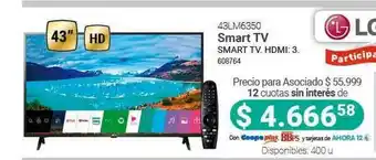 Cooperativa Obrera Lg 43ml6350 Smart Tv oferta