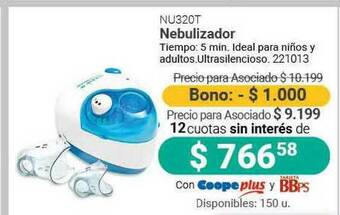 Cooperativa Obrera Nu320t Nebulizador oferta