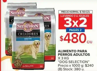 Carrefour Market Alimento Para Perros Adultos Dog Selection x 3kg oferta
