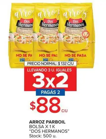 Carrefour Market Arroz Parboil Bolsa Dos Hermanos x 1k oferta