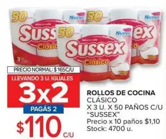 Carrefour Market Rollos De Coicna Clásico 50 Paños C U Sussex oferta
