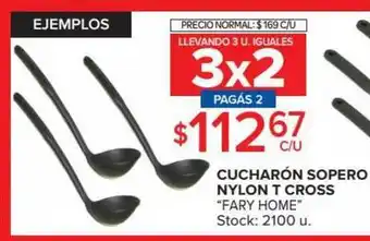 Cucharón Sopero Nylon T Cross Fary Home