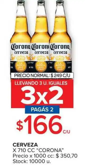Carrefour Cerveza X 710 Cc Corona oferta