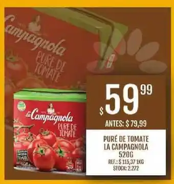 Supermercados Todo Puré De Tomate La Campagnola x 520gr oferta