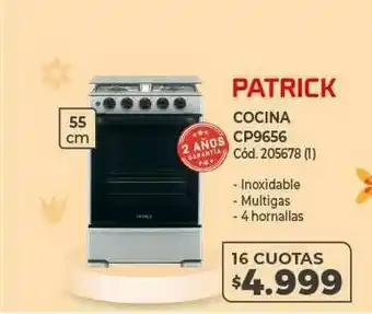 Naldo Lombardi Patrick Cocina Cp9656 oferta