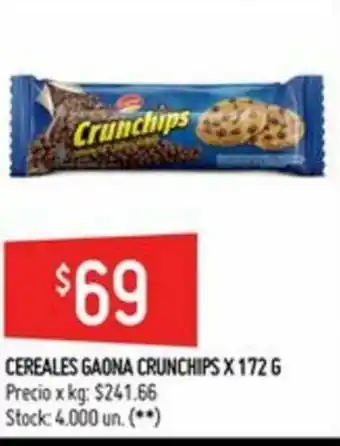 Walmart Crunchips Cereales Gaona x 172g oferta