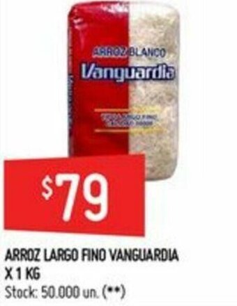 Walmart Arroz Largo Fino Vanguardia x 1kg oferta