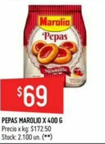 Walmart Pepas Marolio x 400g oferta