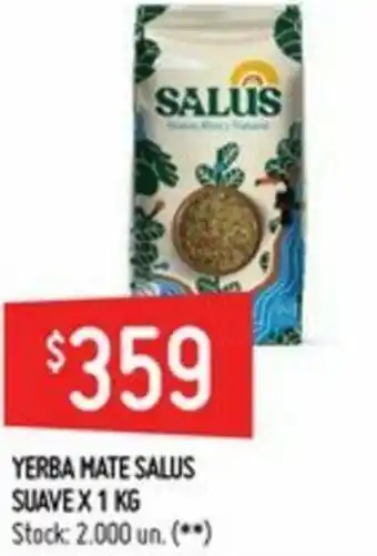 Walmart Salus Yerba Mate Suave x 1kg oferta