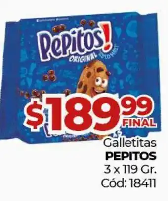Diarco Pepitos Galletitas 3x119gr oferta