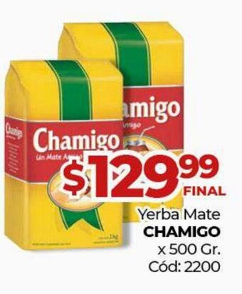 Diarco Chamigo Yerba Mate x 500gr oferta