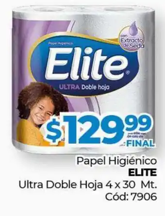 Diarco Elite Papel Higienico Ultra Doble Hoja 4x30mt oferta