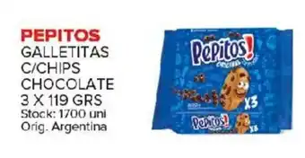 Carrefour Maxi Pepitos Galletitas 3x119gr oferta