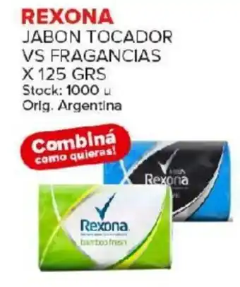 Carrefour Maxi Rexona Jabon Tocador VS Fragancias x 125grs oferta