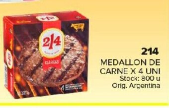 Carrefour Maxi 214 Medallon De Carne x 4 uni oferta