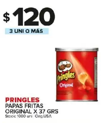 Carrefour Maxi Pringles Papas Fritas Original x 37grs oferta