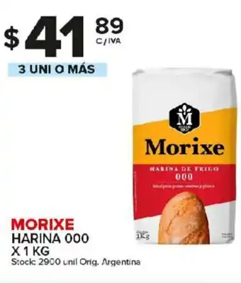 Carrefour Maxi Morixe Harina 000 x 1kg oferta