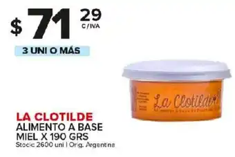 Carrefour Maxi La Clotilde Alimento A Base Miel x 190grs oferta