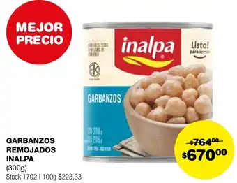 Atomo Conviene GARBANZOS REMOJADOS INALPA 300G oferta