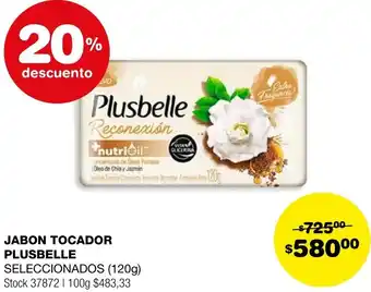Atomo Conviene JABON TOCADOR PLUSBELLE SELECCIONADOS 120G oferta