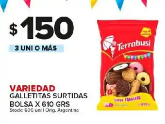 Variedad Galletitas Surtidas Bolsa x 610grs